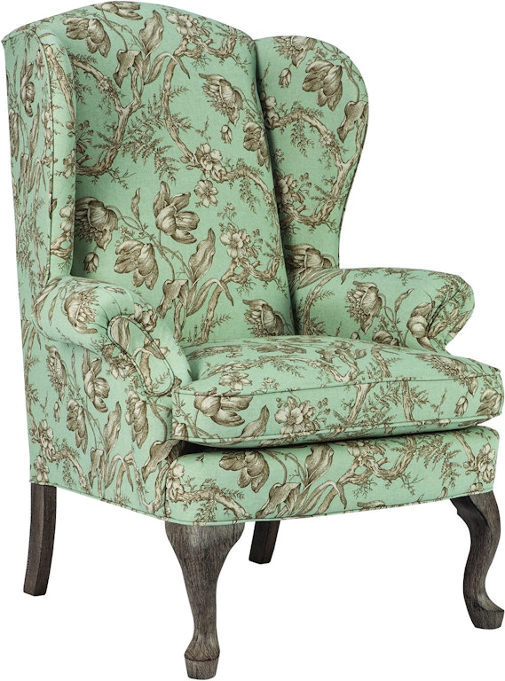 Best Chair Queen Anne Wing Chair Fab: 19869C - Elk