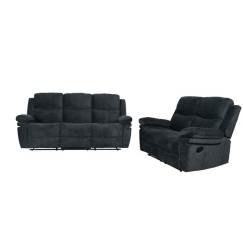 Manual Recliner Sofa   Fabric Chenille