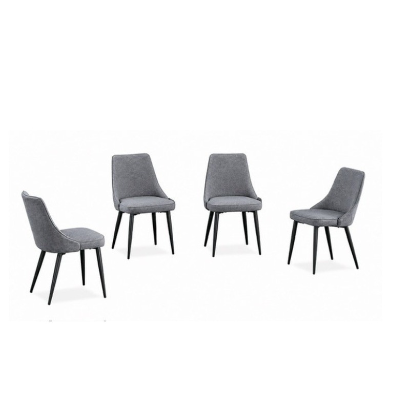 Grey upholstered chair RDC2023