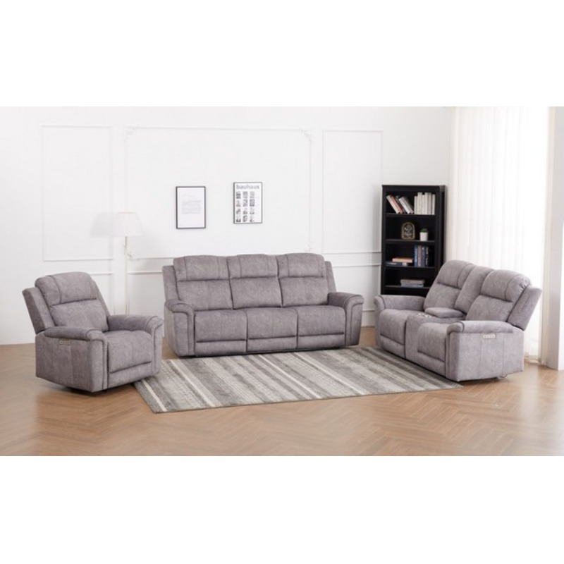 Power Recliner Chair  fabric grey