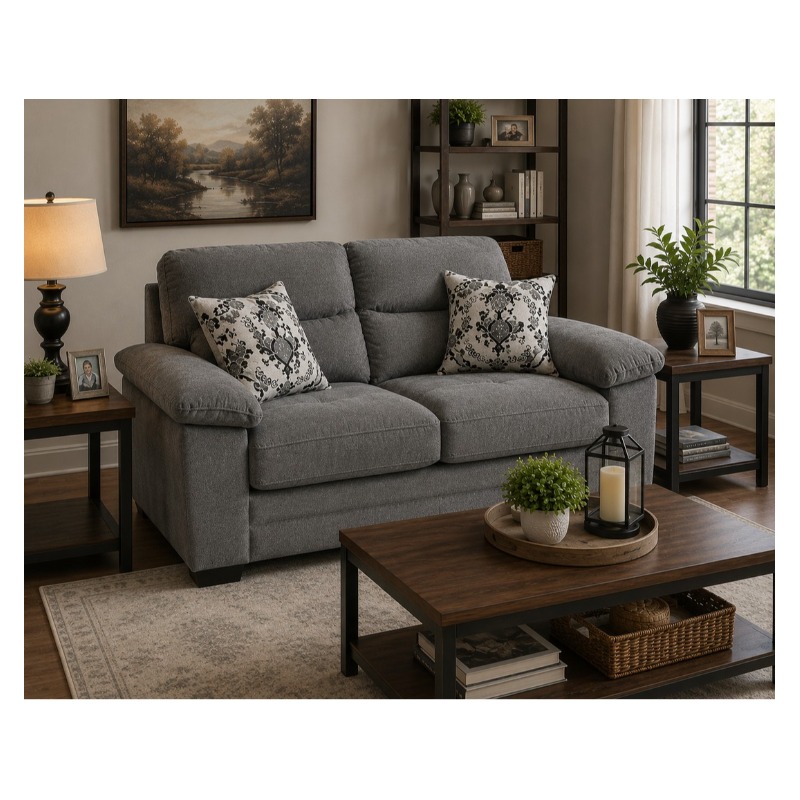 Pocket Coil Seating Dark Grey