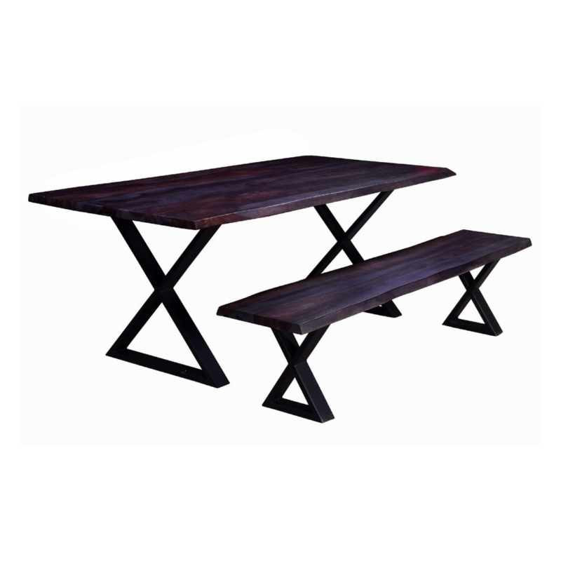 Ebony Live edge Bench