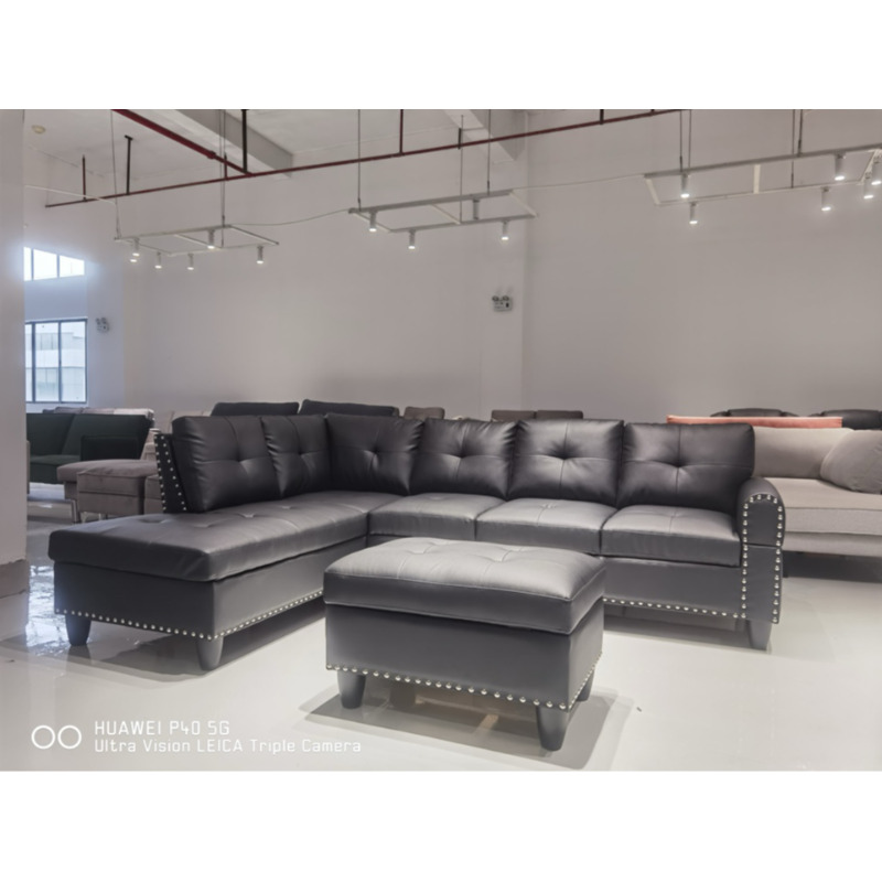 Sectional With Ottoman