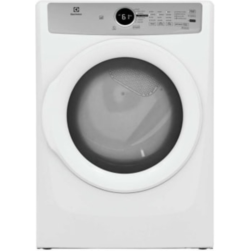 8.0 Cu. Ft. Electric Dryer – Super Capacity, White
