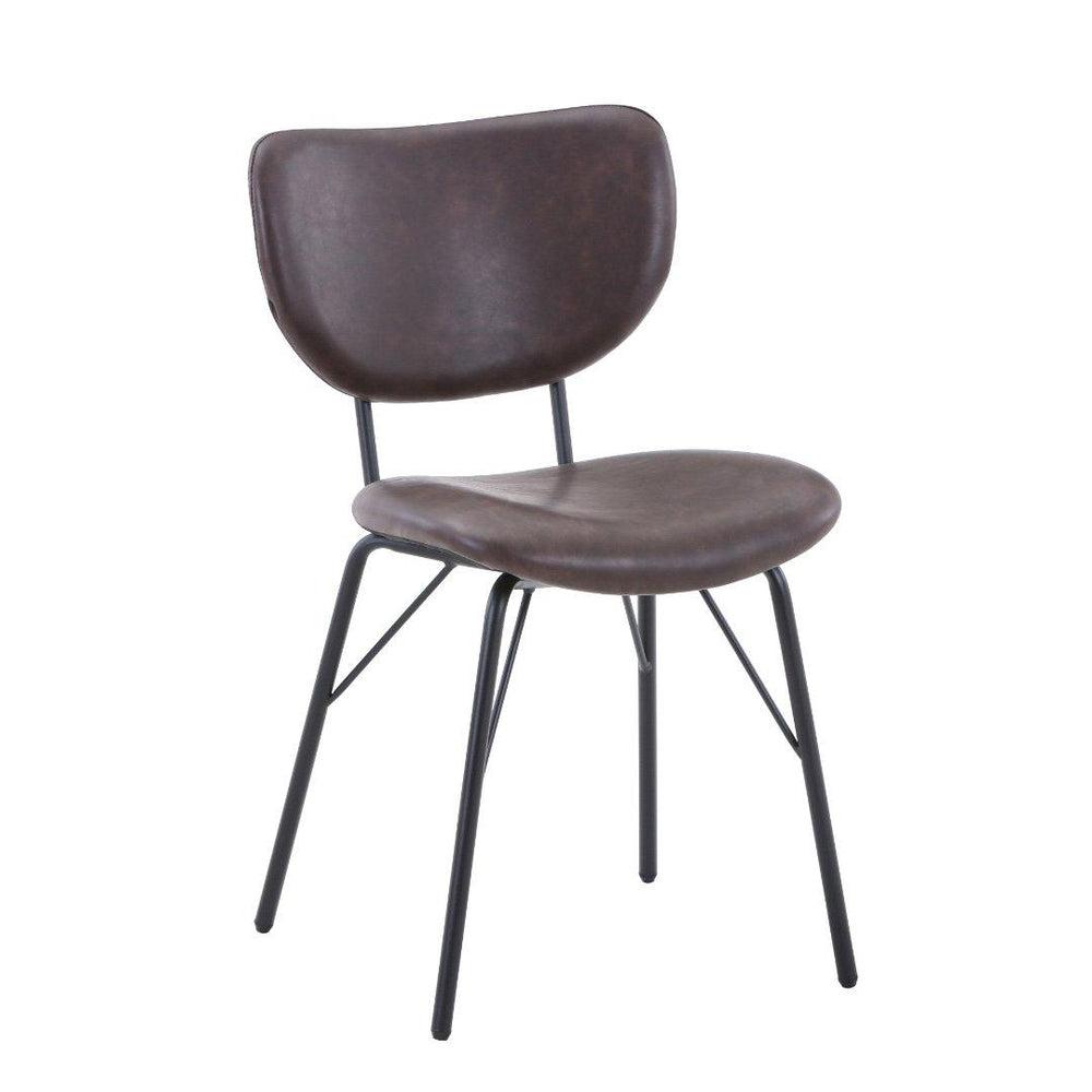 Jofran Owen Contemporary Upholstered Dining Chair - Brown