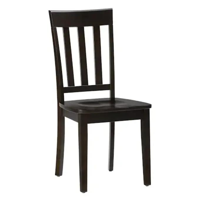 Jofran Slat Back Side Chair - Simplicity Espresso
