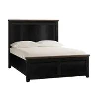Jofran Madison County King Panel Headboard - Vintage Black