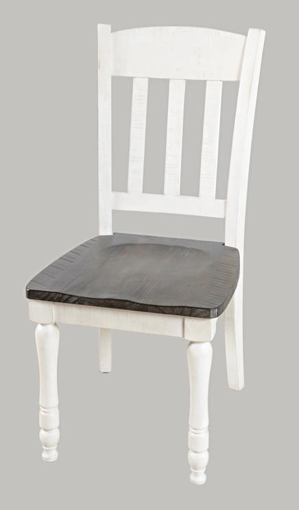 Jofran Madison County Slatback Chair - Vintage White