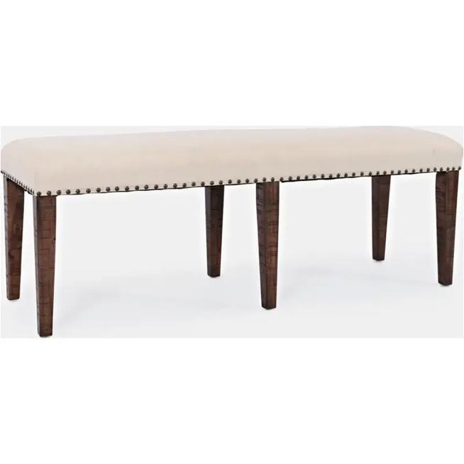 Jofran Fairview Backless Dining Bench - Oak/White