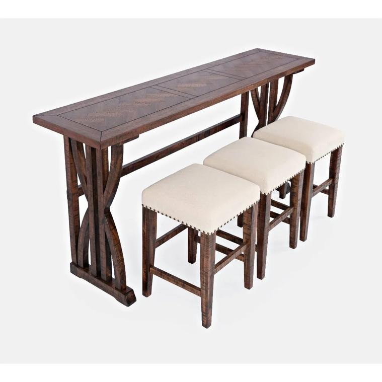 JOFRAN FAIRVIEW 4PC SOFA COUNTER DINING - OAK