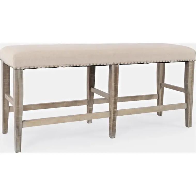 Jofran Fairview Backless Counter Bench - Ash