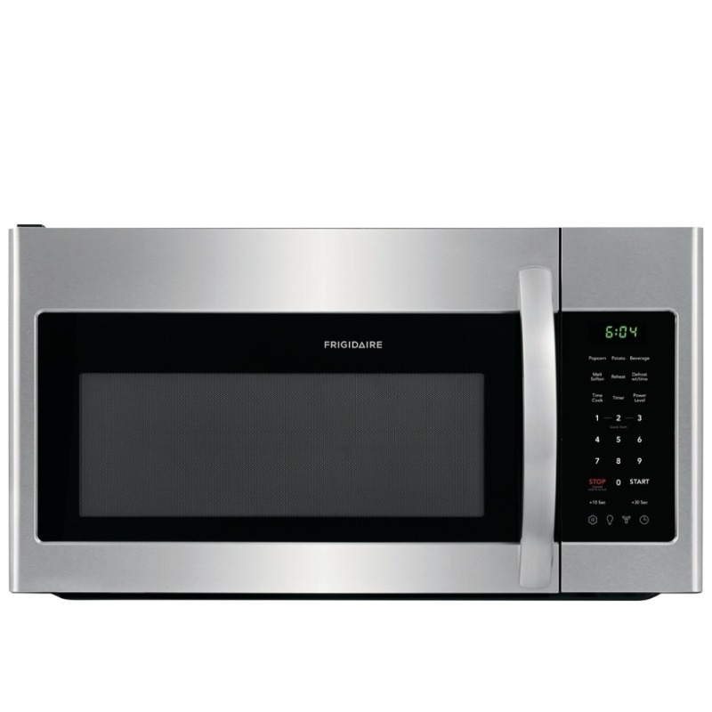 White Stainless Microwave