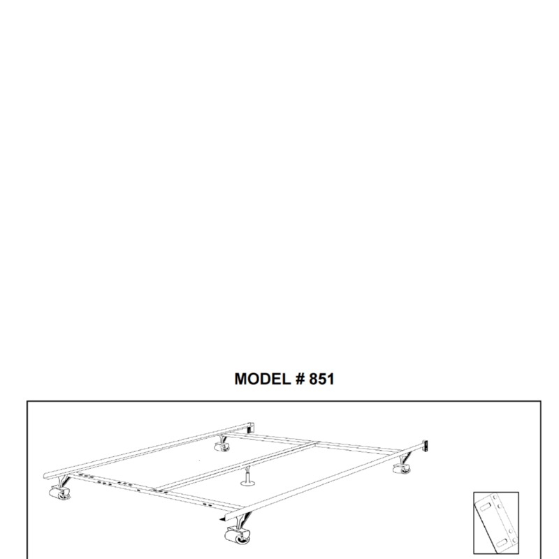 W851 Bed Frame