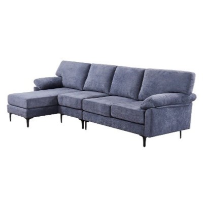 Chaise Sofa Navy LHF