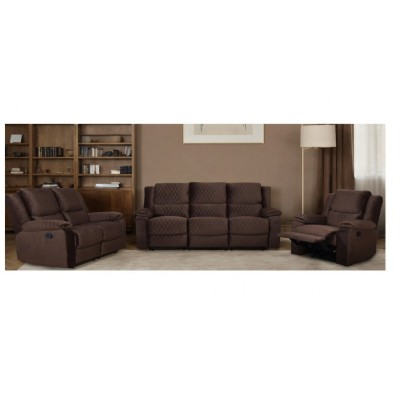 Manual Recliner loveseat  Brown