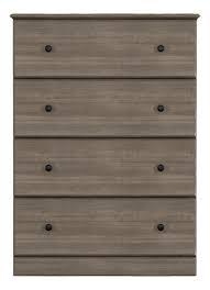 Perdue 32" 4-Drawer Chest - Weathered Gray Ash