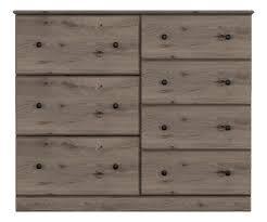 Perdue 48" 7 Drawer Chest  - Weathered Gray Ash