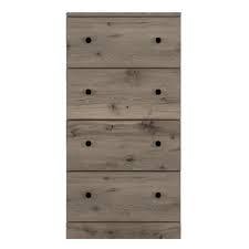 Perdue 4-Drawer Chest - Weathered Gray Ash