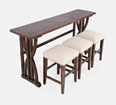 JOFRAN FAIRVIEW 4PC SOFA COUNTER DINING - OAK