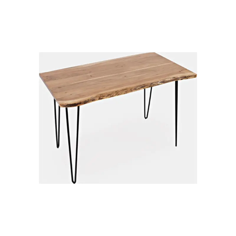 Jofran Nature's Edge 52" Counter Dining Table in Acacia Wood & Iron