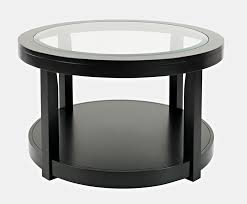 JOFRAN URBAN ICON ROUND CASTERED COCKTAIL TABLE - BLACK