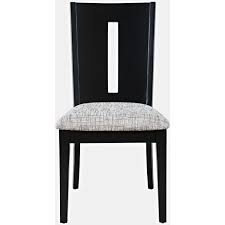 Jofran Urban Icon Slotback Dining Chair (19x24x39) - Black