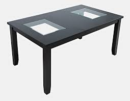 Jofran Urban Icon Rectangular EXT Dining Table (39x54x66) - Black