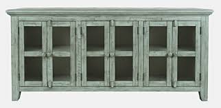 Jofran Rustic Shore 70x15x32 Low 6 Dr Cabinet - Surfside