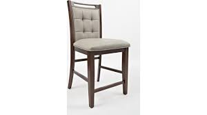 Jofran Manchester UPH Counter Stool Chair - Merlot