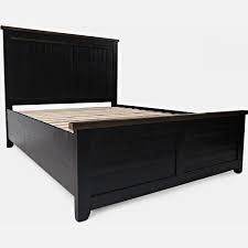 Jofran Madison County King Panel Headboard - Vintage Black