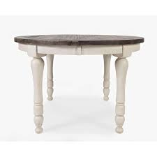 Jofran Madison County Round To Oval Leg Table - Vintage White