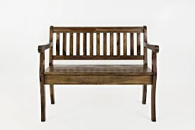 Jofran Artisans Craft Storage Bench - Dakota Oak