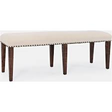 Jofran Fairview Backless Dining Bench - Oak/White