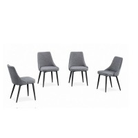 Grey upholstered chair RDC2023