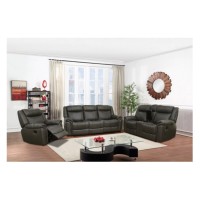 Dual Power Console Loveseat chocolate