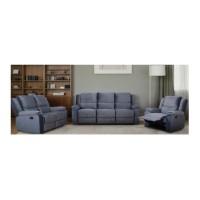 Manual Recliner Loveseat   Dark Grey